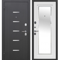 Дверь входная Ferroni ГАРДА СЕРЕБРО 7.5 СМ Антик серебро - Белый ясень с зеркалом Дверь входная Ferroni ГАРДА СЕРЕБРО 7.5 СМ Антик серебро - Белый ясень с зеркалом